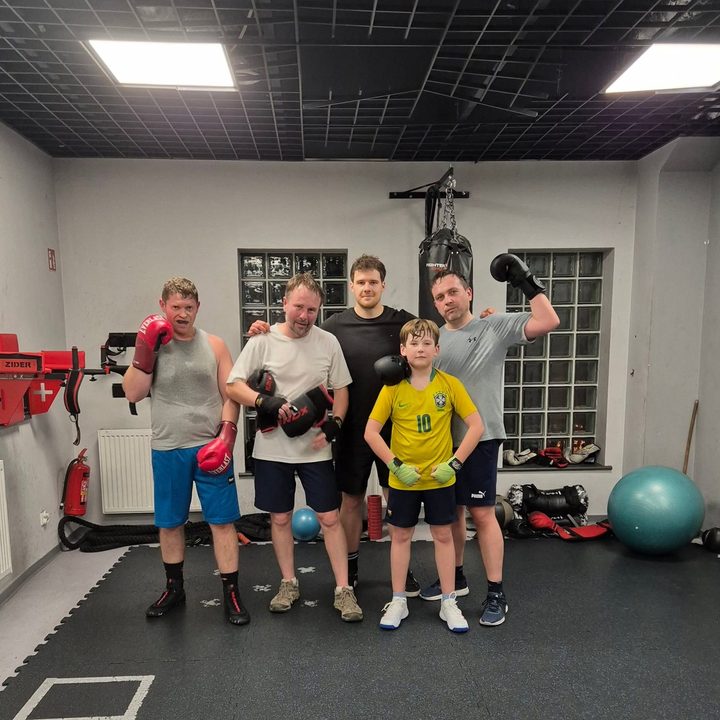 Trening boksu w Zuziboxing, sala w Rząsce pod Krakowem